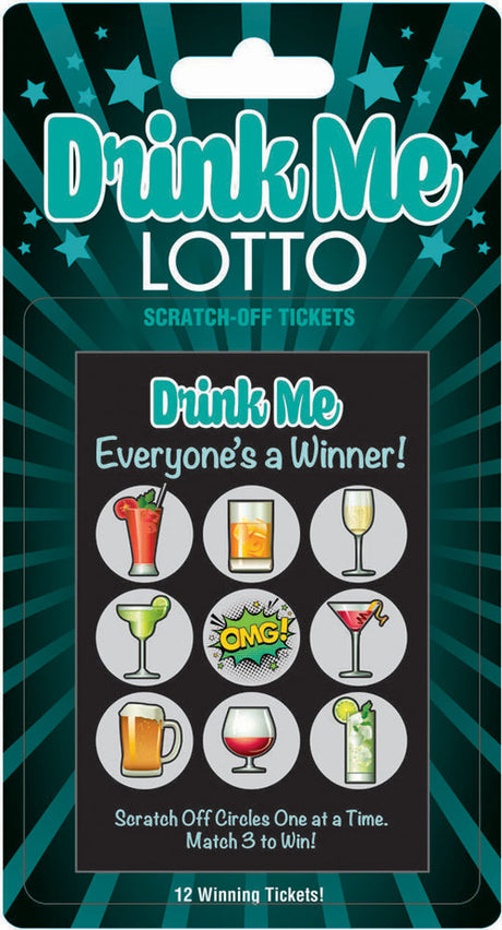 Little Genie Drink Me Lotto — 12 Scratch-Off Tickets - LG-BG068