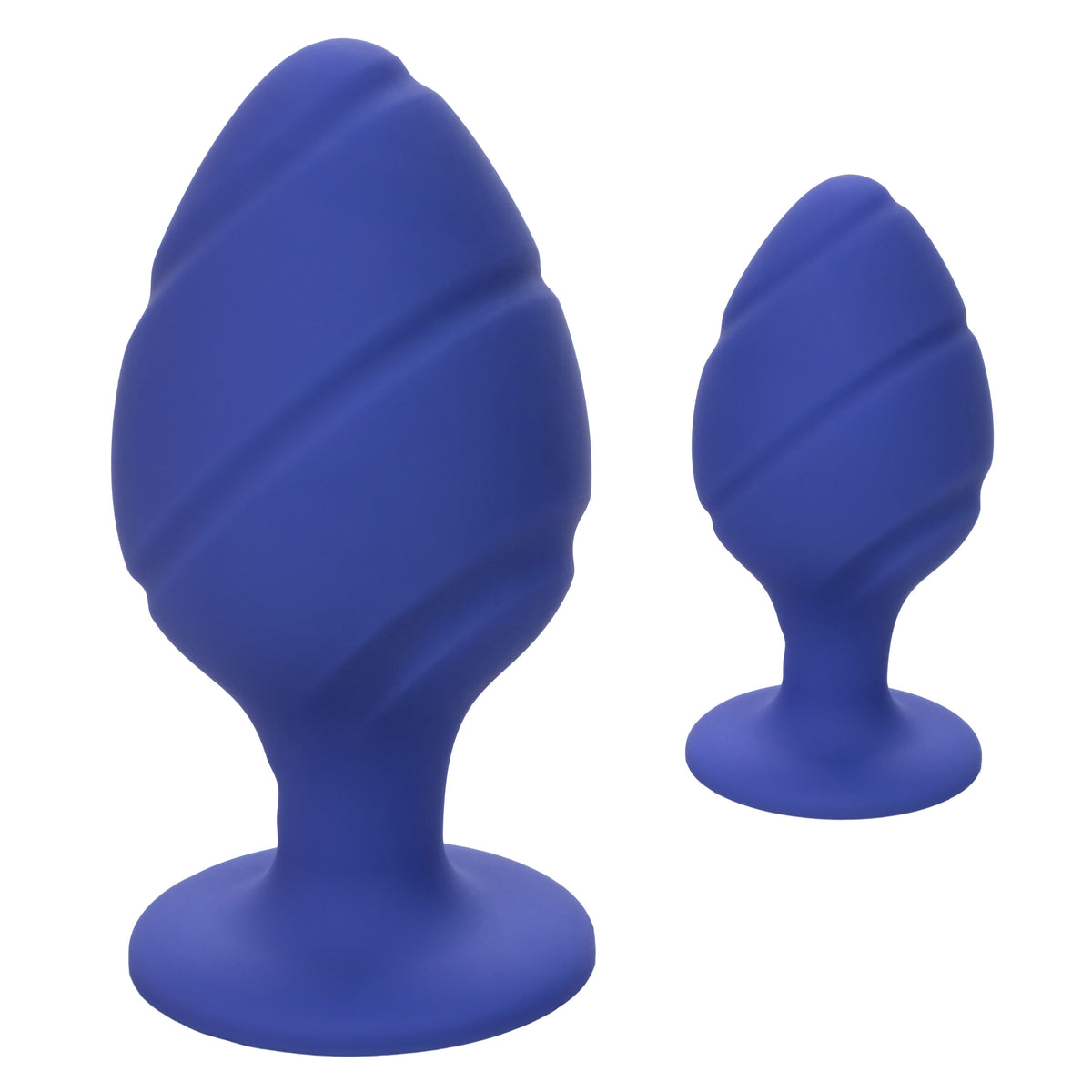 CalExotics Cheeky Anal Plug Duo — Purple (Small & Large) - SE0440303