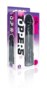 Icon Brands Toppers Extender Sleeve — Black, Adds 3 Inches - ICB2630-2