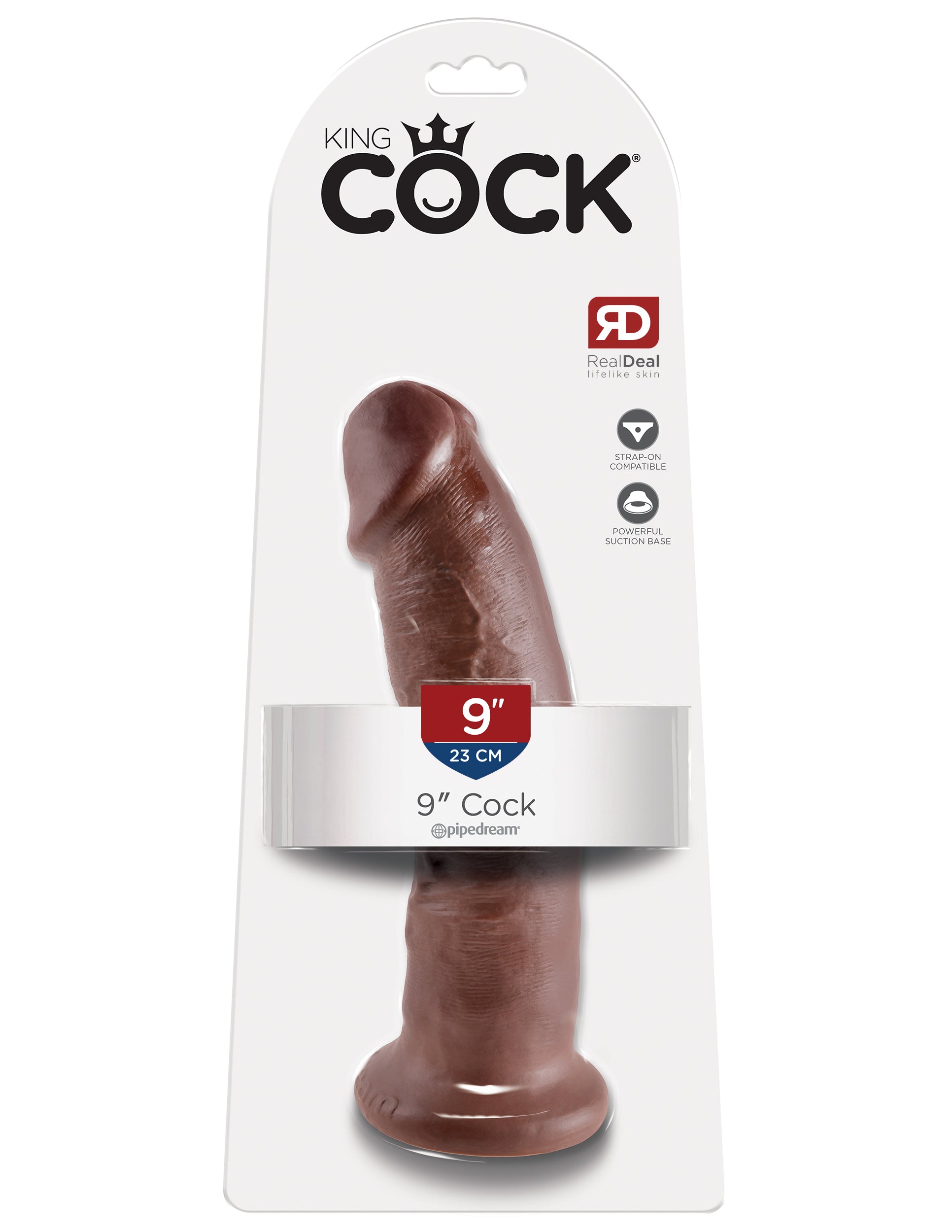 King Cock 9-Inch Cock - Brown by Pipedream