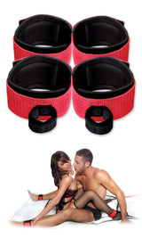 Pipedream Fantasy Web Bed Restraint with 4 Adjustable Cuffs - PD3878-00