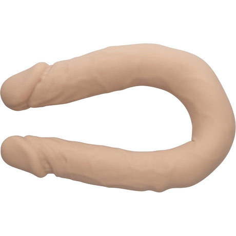 CalExotics Silicone Bend & Hold Dual Dong — 12 Inch, Ivory - SE0256053