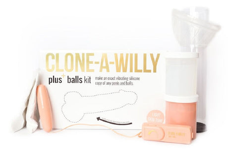 Clone-a Willy Plus Balls Kit - Light Skin Tone by Clone-a-Willy