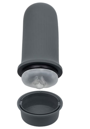 CalExotics Milk Master Grip-N-Stroke Masturbator, Grey - SE5550053