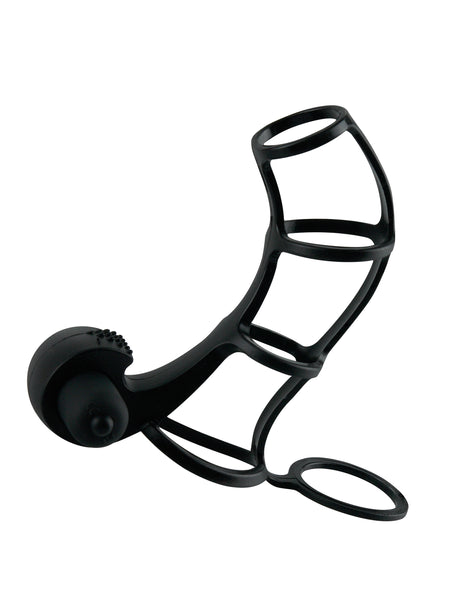 Pipedream Fantasy X-Tensions Deluxe Silicone Power Cage — Black - PD4142-23
