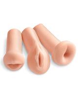 Pipedream PDX All 3 Hole Stroker Kit, 3-Pack - PDRD421