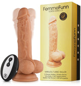 Femme Funn Wireless Turbo Baller Vibrator — Cream - FF-1016-03