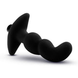 Anal Adventures - Platinum - Silicone Vibrating Prostate Massager 03 - Black