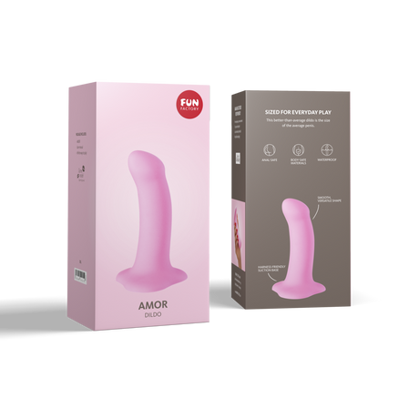 Fun Factory AMOR Dildo — Curved, Harness-Ready with Suction Base - FN407CR