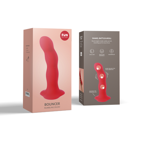 Fun Factory Bouncer Dildo — Rolling Weights & Suction - FN421RD