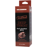 GoodHead by Doc Johnson Deep Throat Spray — Double Chocolate, 2 fl oz - DJ1366-06-BX