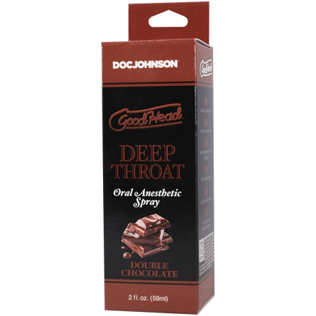 GoodHead by Doc Johnson Deep Throat Spray — Double Chocolate, 2 fl oz - DJ1366-06-BX