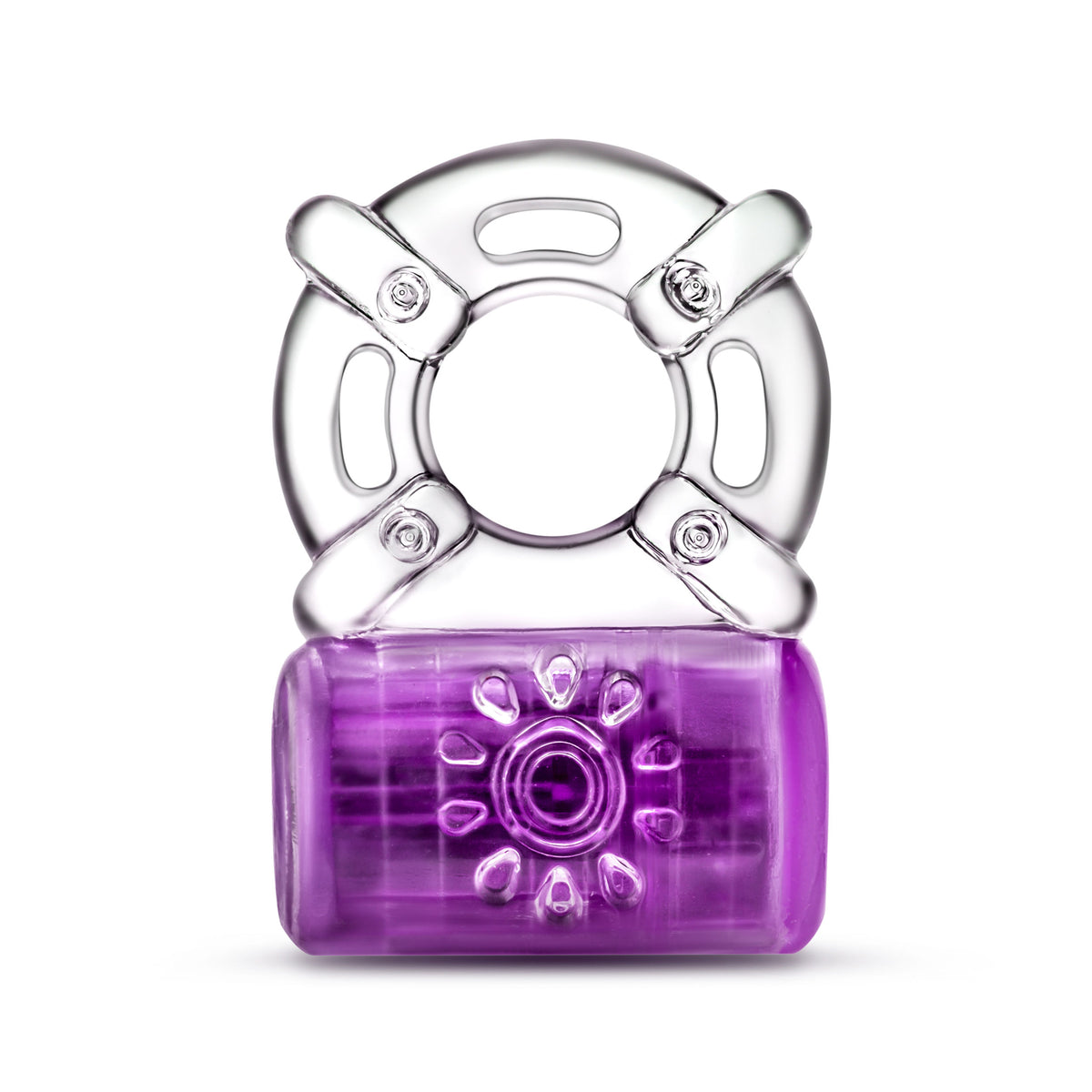 Blush Play With Me Pleaser Rechargeable C-Ring, Purple - BL-31911