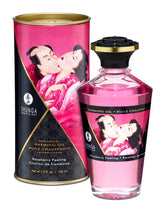 Shunga Aphrodisiac Warming Oil — Raspberry Feeling, 100 mL - SHU2201