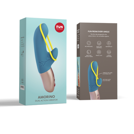 Fun Factory Amorino Mini Vibrator — Curved Dual-Action - FN669TQ