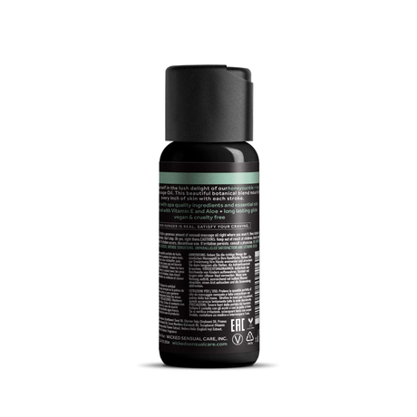 Wicked Sensual Care Wicked Sensual Massage Oil — Honeysuckle & Ivy, 4 fl oz - WS-90976