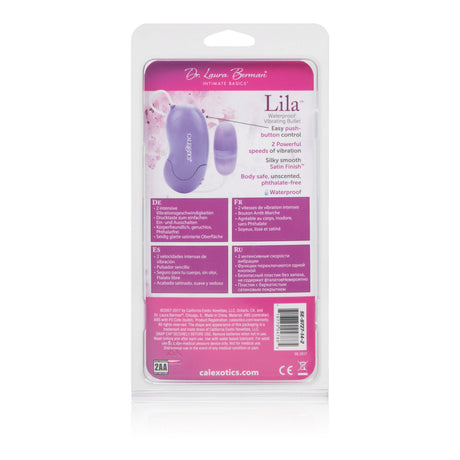 CalExotics Dr. Laura Berman Intimate Basics Lila Bullet Vibe - SE9727142