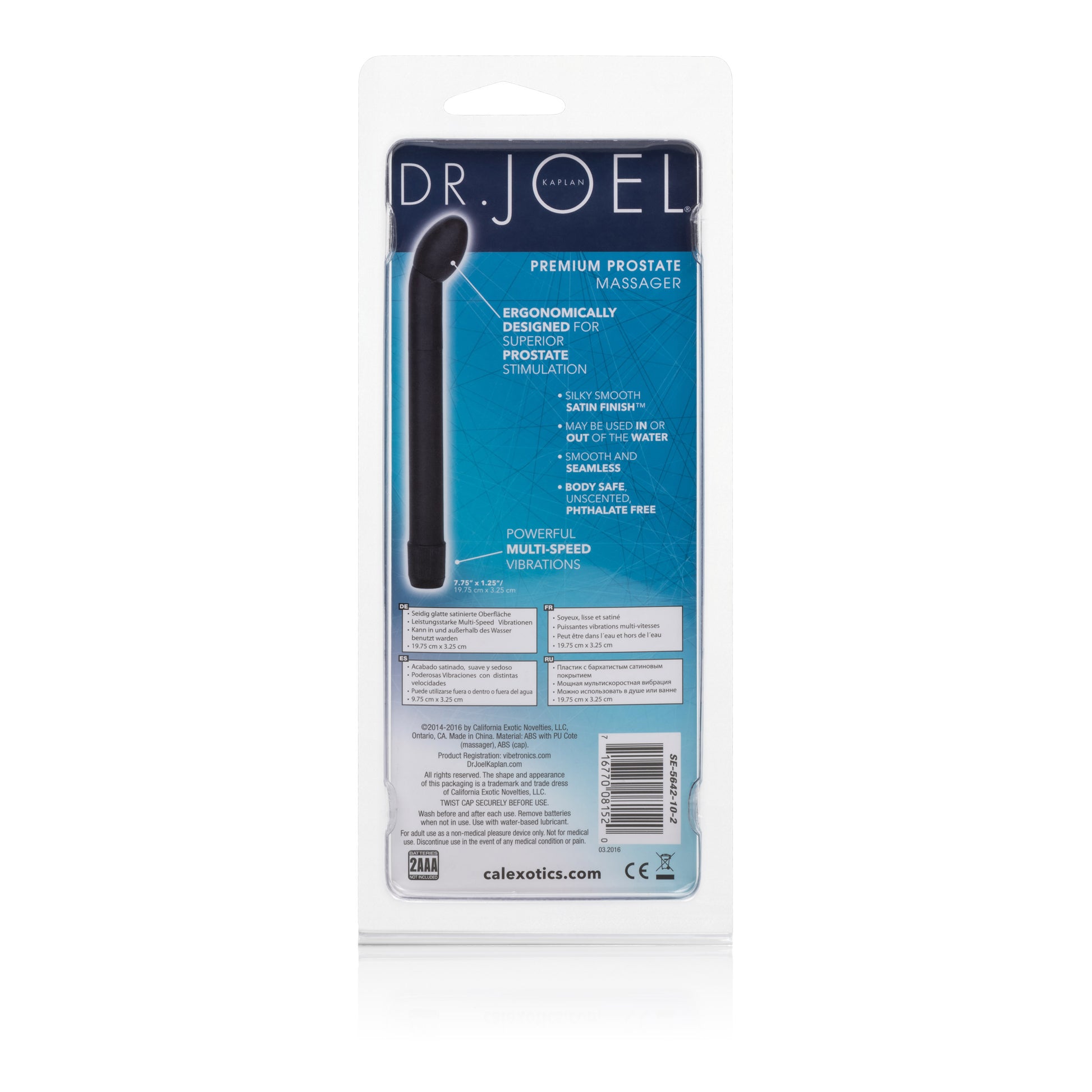 Dr. Joel Kaplan Premium Prostate Massager - Black by CalExotics
