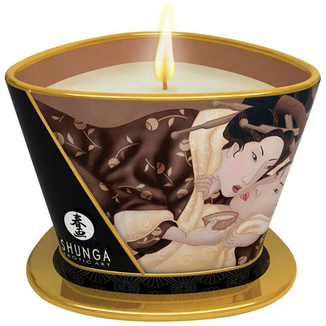 Shunga Intoxicating Chocolate Massage Candle — 5.7 oz - SHU4509