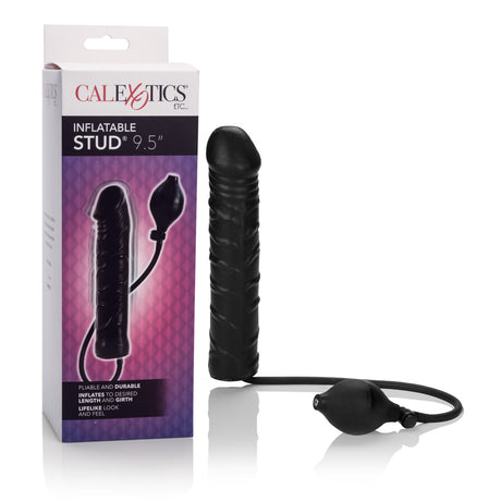 CalExotics Inflatable Stud Dildo — 9.5 Inch Expandable Latex - SE0431033