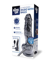 Size Up 6 Inch Inflatable Dildo w/Balls by Size Up