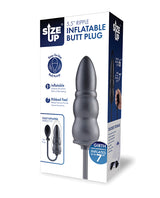 Size Up 5.5 Inch Ripple Inflatable Butt Plug by Size Up