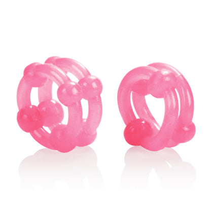 Island Rings - Double Stacker - Pink by CalExotics