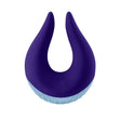 Femme Funn Volea Clitoral Stimulator — Dark Purple with Light Blue Base, 3.89 in - FF-1036-2D