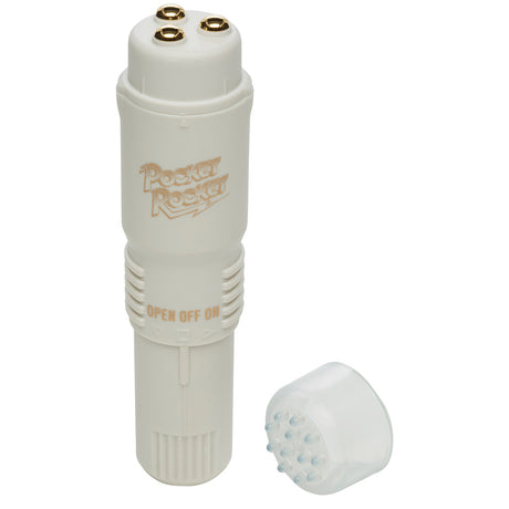 Doc Johnson Original Pocket Rocket Mini Vibrator - White - DJ0376-01