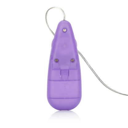 Silicone Slims Vibrating Nubby Bullet - Purple by CalExotics
