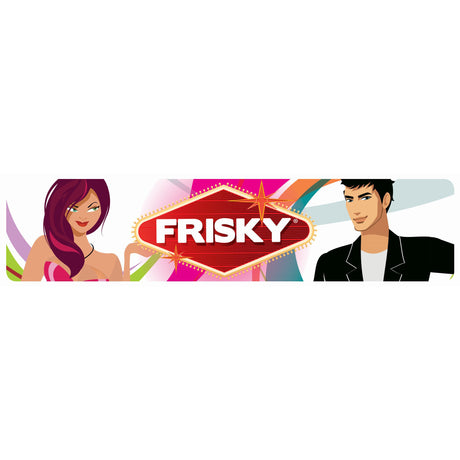 Frisky Display Sign — Cardstock Planogram Banner 23.7 x 5.4 in - 848518022035
