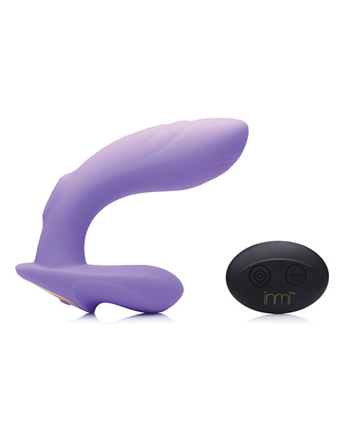 Inmi 10x G-Tap Tapping Silicone G Spot Vibrator - Purple by Inmi