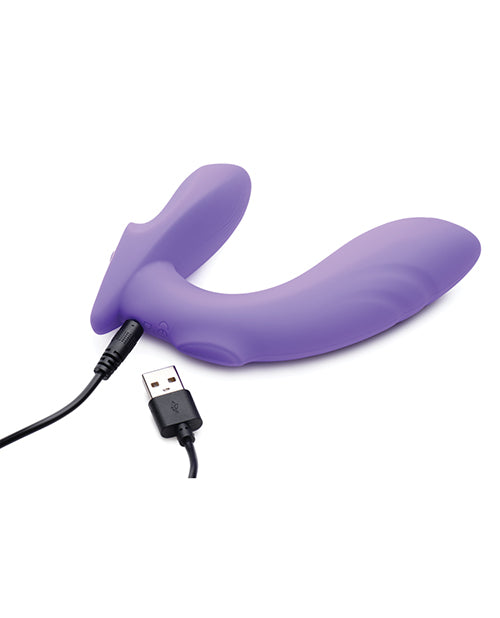 Inmi 10x G-Tap Tapping Silicone G Spot Vibrator - Purple by Inmi