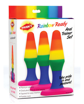 Frisky Rainbow Silicone Anal Trainer Set by Frisky