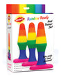 Frisky Rainbow Silicone Anal Trainer Set by Frisky