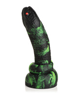 Creature Cocks Python Silicone Dildo - Black/Green by Creature Cocks
