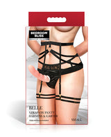 Bedroom Bliss Belle Strap-On Panty Harness & Garter - Small by Bedroom Bliss