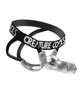 Creature Cocks Snow Wolf Hollow Strap-On w/Harness by Creature Cocks
