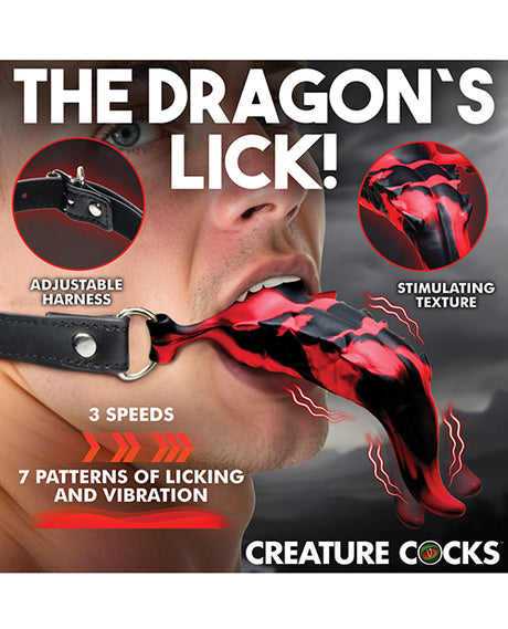 Creature Cocks Demon's Tongue Wearable Tongue Vibrator — Red