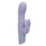 CalExotics Love Bunny Thrusting Vibrator — Purple, 7.5 in - SE0619603