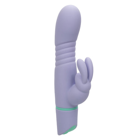 CalExotics Love Bunny Thrusting Vibrator — Purple, 7.5 in - SE0619603