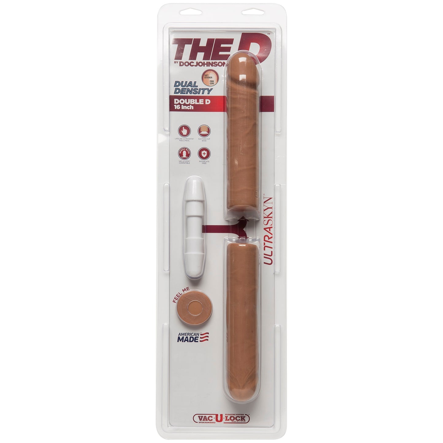 The D - Double D 16 Inch - Caramel by Doc Johnson