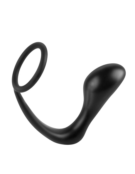 Anal Fantasy Collection Ass Gasm Cockring Plug - Black by Pipedream