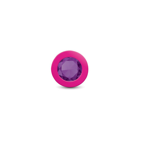 Gemma Purple Gem Pink Silicone Plug - Medium