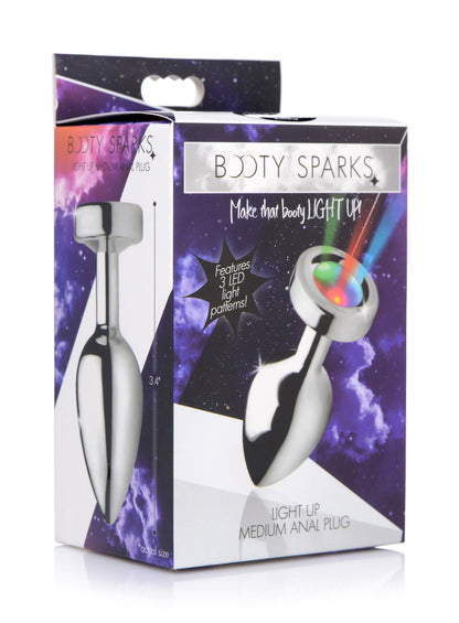 Light Up Medium Anal Plug by XR Brands