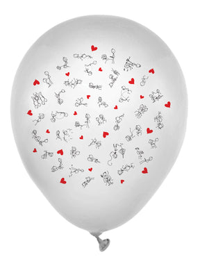 "Dirty Balloons - Stick Figure Style - 8 Pack CP-3647"