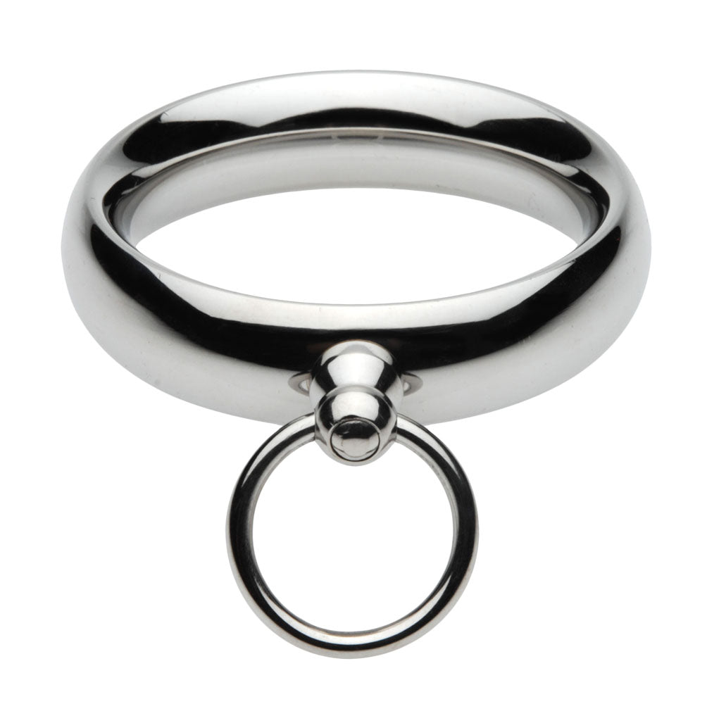 Lead Me Stainless Steel Cock Ring- 1.75 by XR Brands
