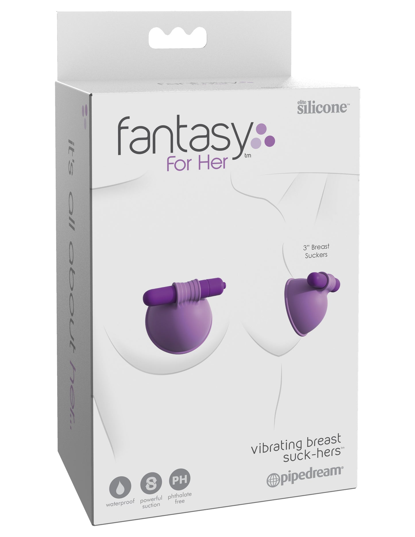 "Fantasy for Her Vibrating Breast Suck-Hers 3 PD4921-12"