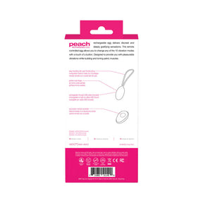VeDO Peach Vibrating Egg — Foxy Pink - VI-B0309