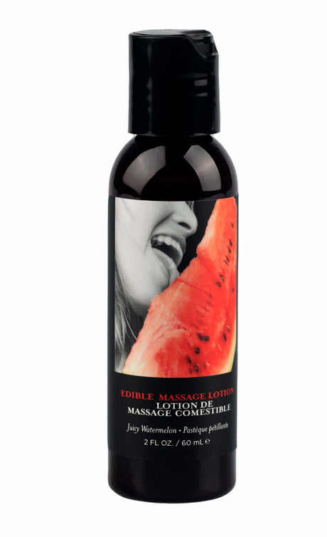 Earthly Body Edible Massage Lotion — Watermelon, 2 fl. oz. - EB-MLE204